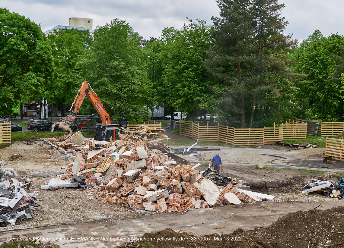 13.05.2022 - Baustelle am Haus für Kinder in Neuperlach